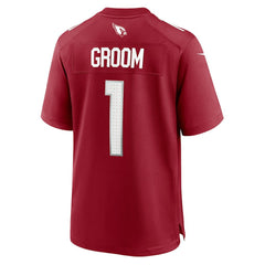Number 1 Groom Arizona Cardinals Game Jersey - Cardinal - Nike