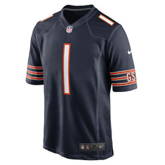 Number 1 Groom Chicago Bears Game Jersey - Navy - Nike