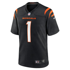 Number 1 Groom Cincinnati Bengals Game Jersey - Black - Nike