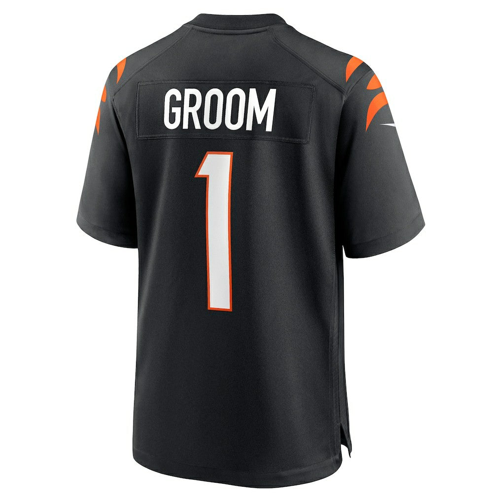 Number 1 Groom Cincinnati Bengals Game Jersey - Black - Nike
