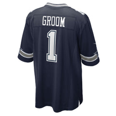 Number 1 Groom Dallas Cowboys Game Jersey - Navy - Nike