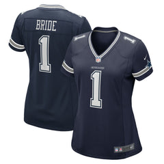 Number 1 Bride Dallas Cowboys Women's Game Jersey - Navy - Nike