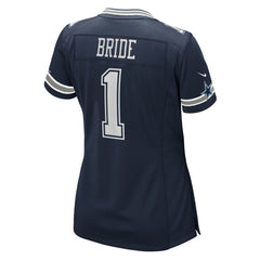 Number 1 Bride Dallas Cowboys Women's Game Jersey - Navy - Nike
