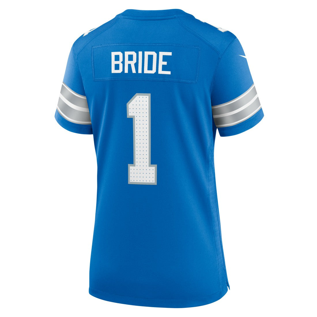 Number 1 Bride Detroit Lions Women's Game Jersey - Blue - Nike