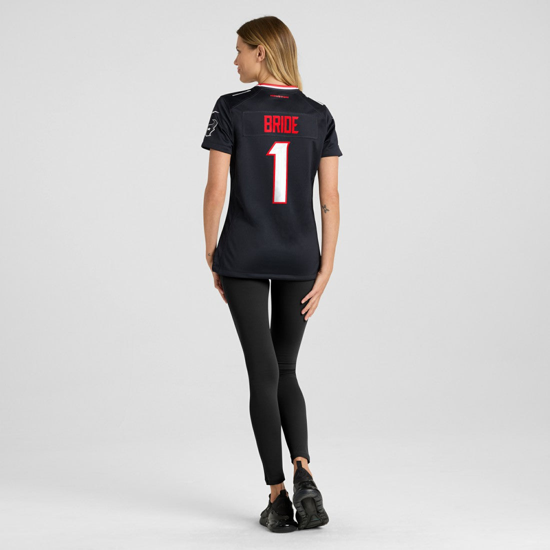 Number 1 Bride Houston Texans Women's Game Jersey - Navy - Nike
