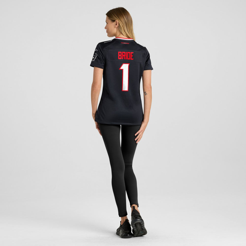 Number 1 Bride Houston Texans Women's Game Jersey - Navy - Nike