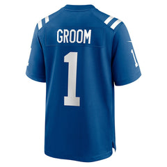 Number 1 Groom Indianapolis Colts Game Jersey - Royal - Nike