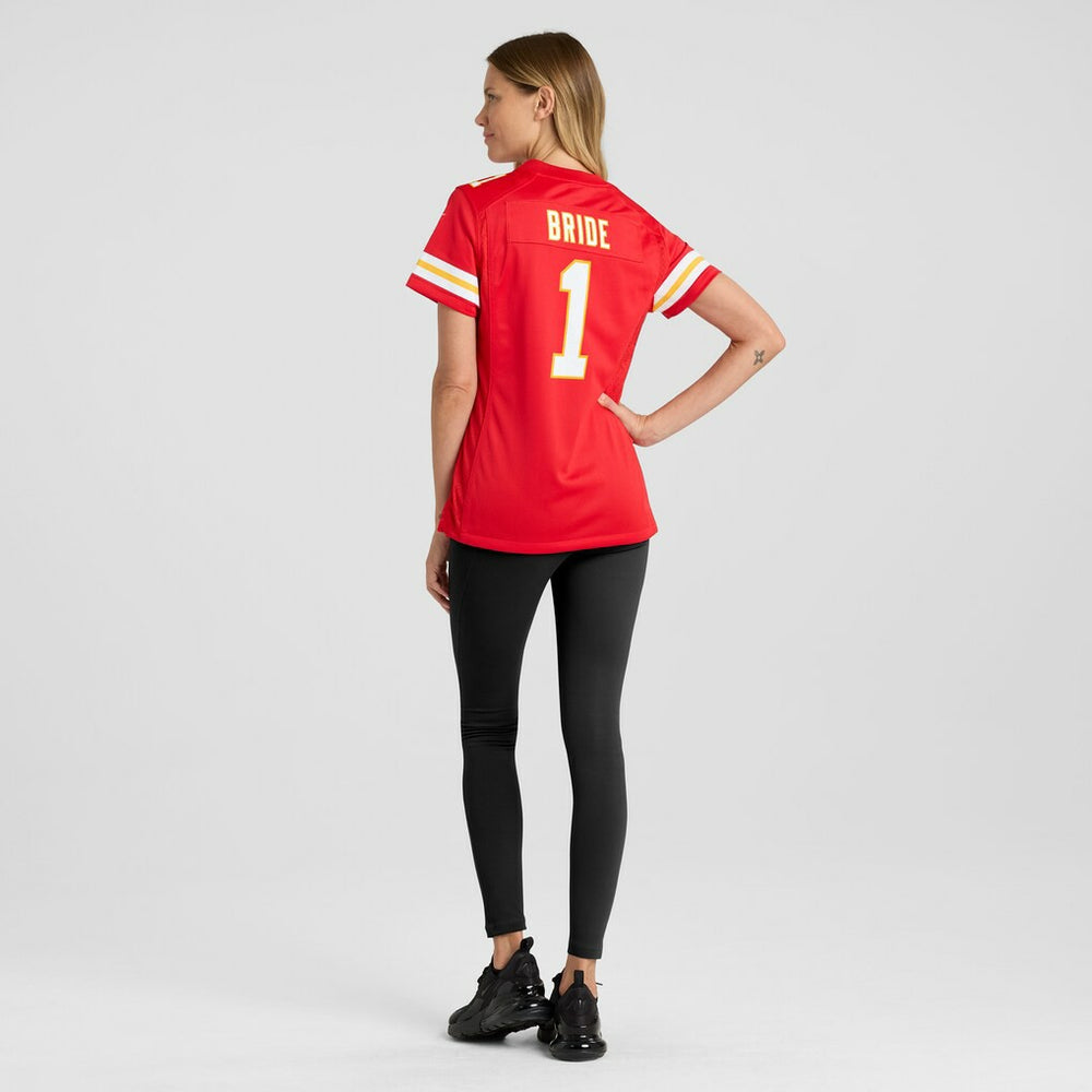 Number 1 Bride Kansas City Chiefs Women's Game Jersey - Red - Nike