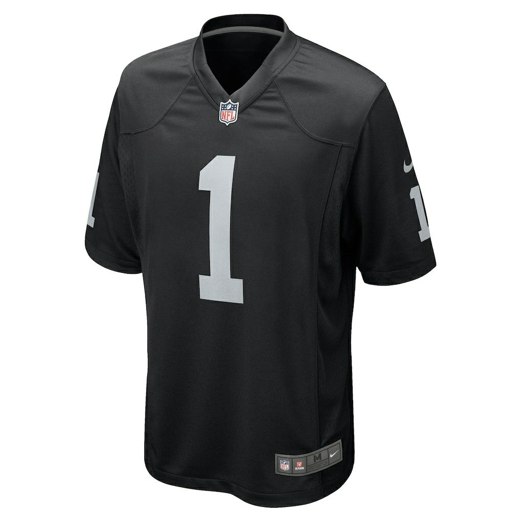 Number 1 Groom Las Vegas Raiders Game Jersey - Black - Nike
