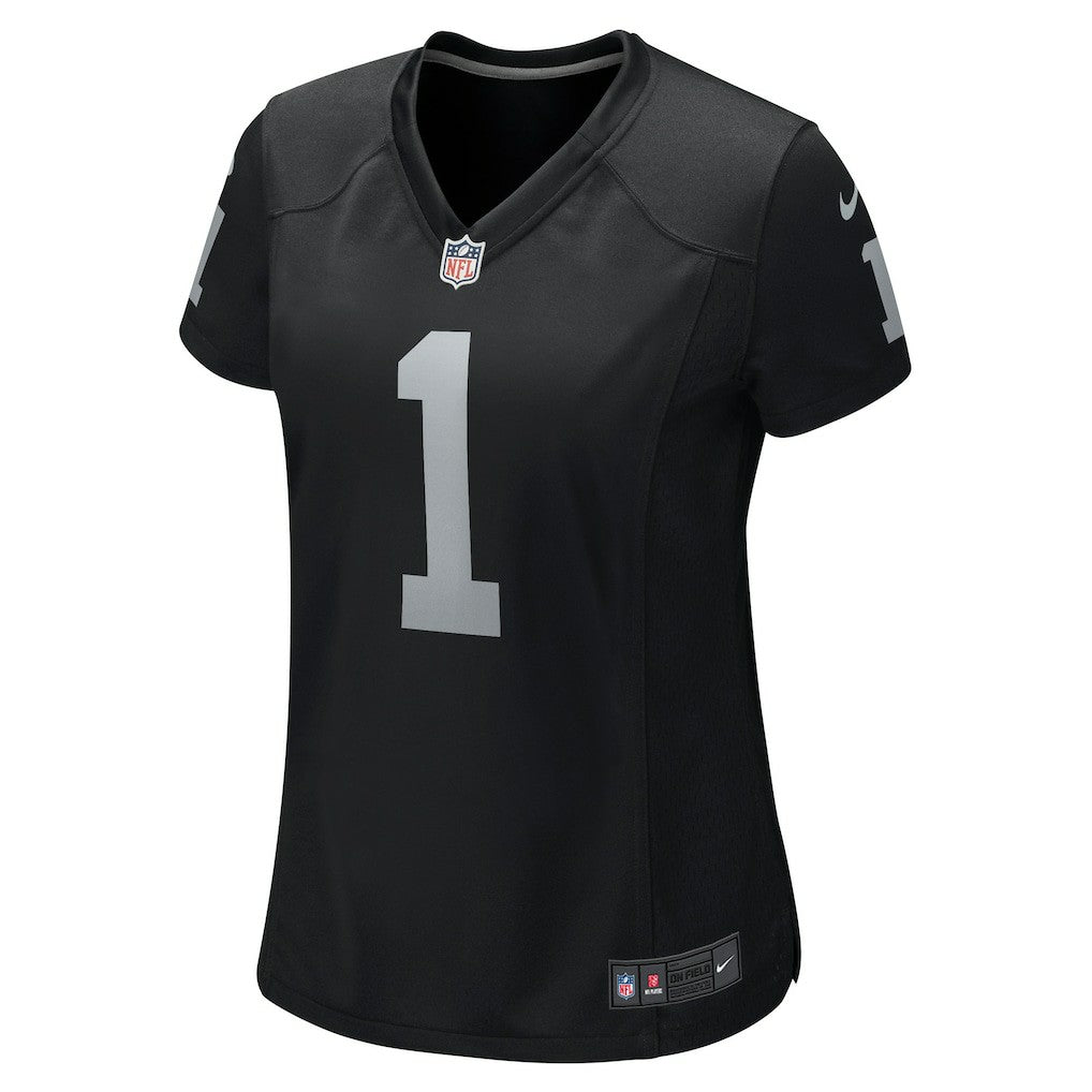 Number 1 Bride Las Vegas Raiders Women's Game Jersey - Black - Nike