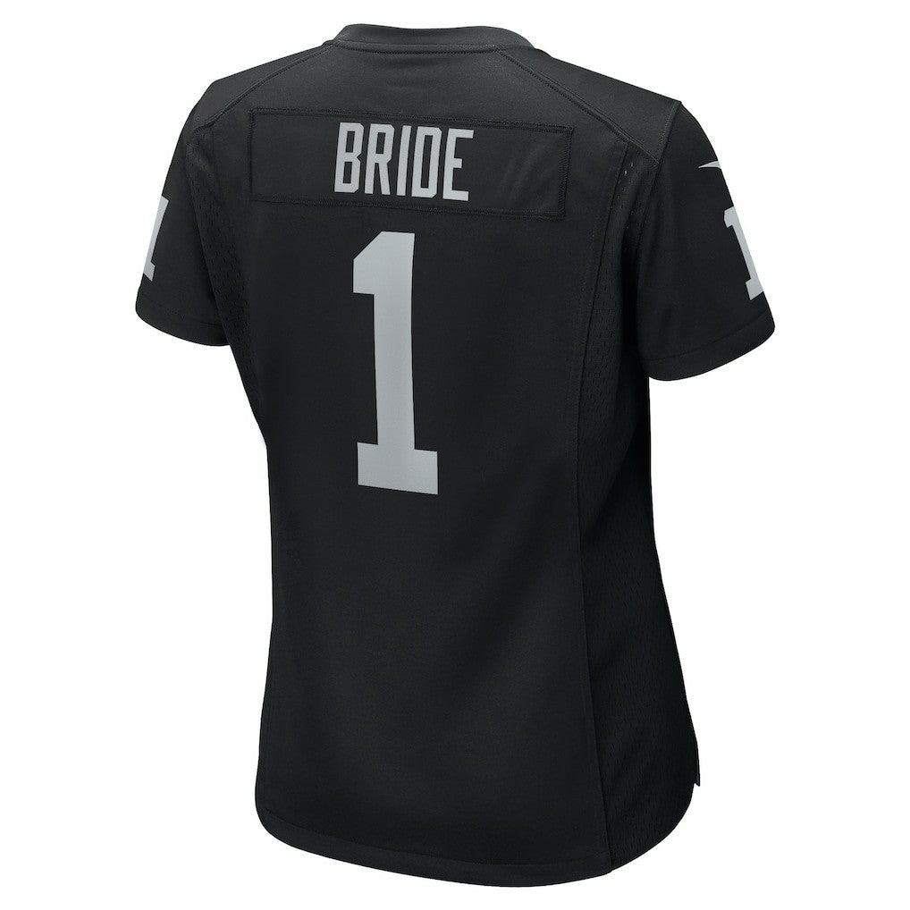 Number 1 Bride Las Vegas Raiders Women's Game Jersey - Black - Nike