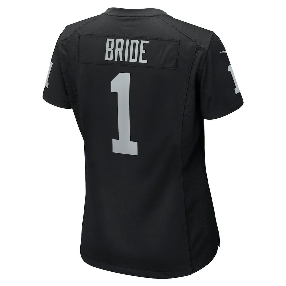 Number 1 Bride Las Vegas Raiders Women's Game Jersey - Black - Nike