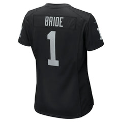 Number 1 Bride Las Vegas Raiders Women's Game Jersey - Black - Nike