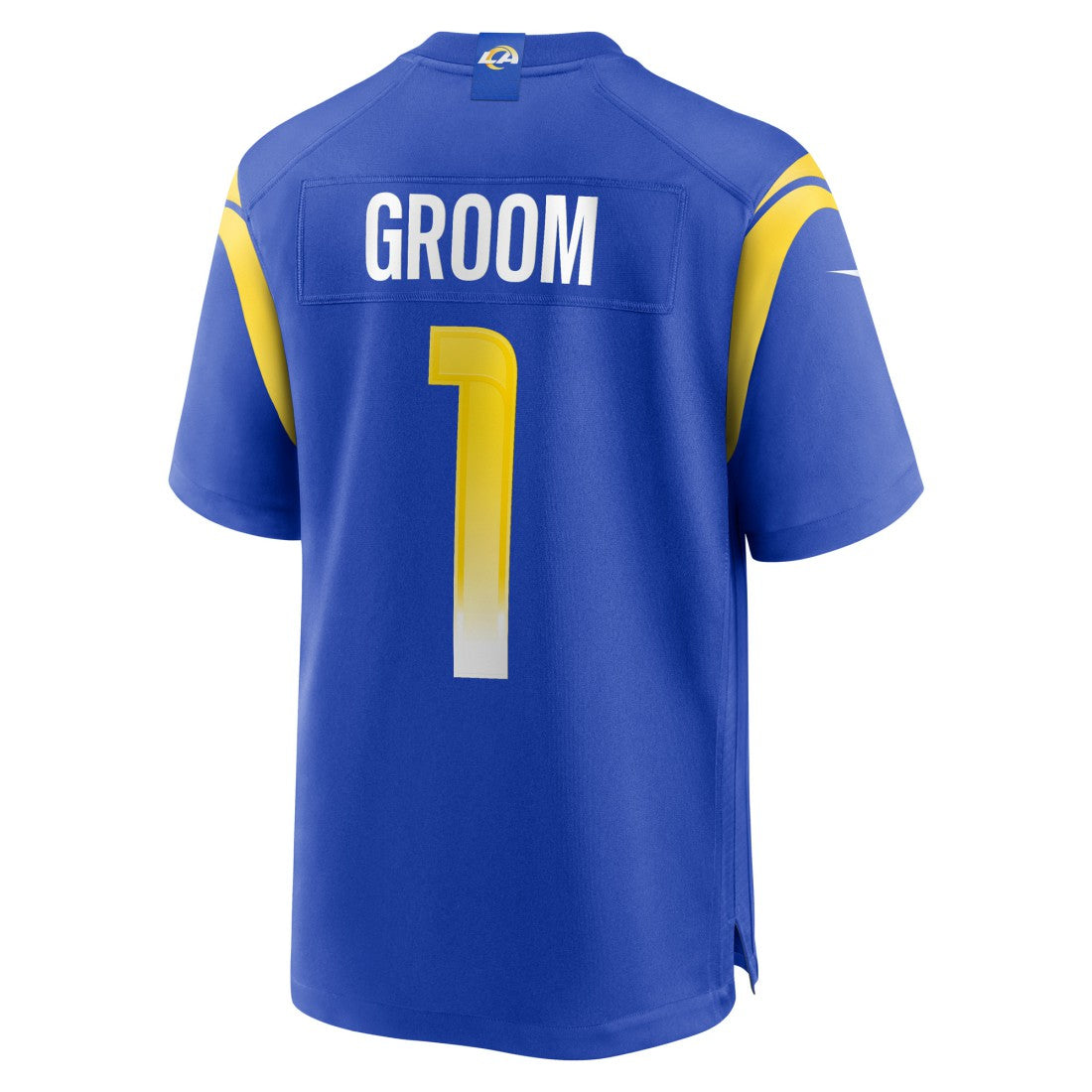 Number 1 Groom Los Angeles Rams Game Jersey - Royal - Nike