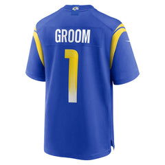 Number 1 Groom Los Angeles Rams Game Jersey - Royal - Nike