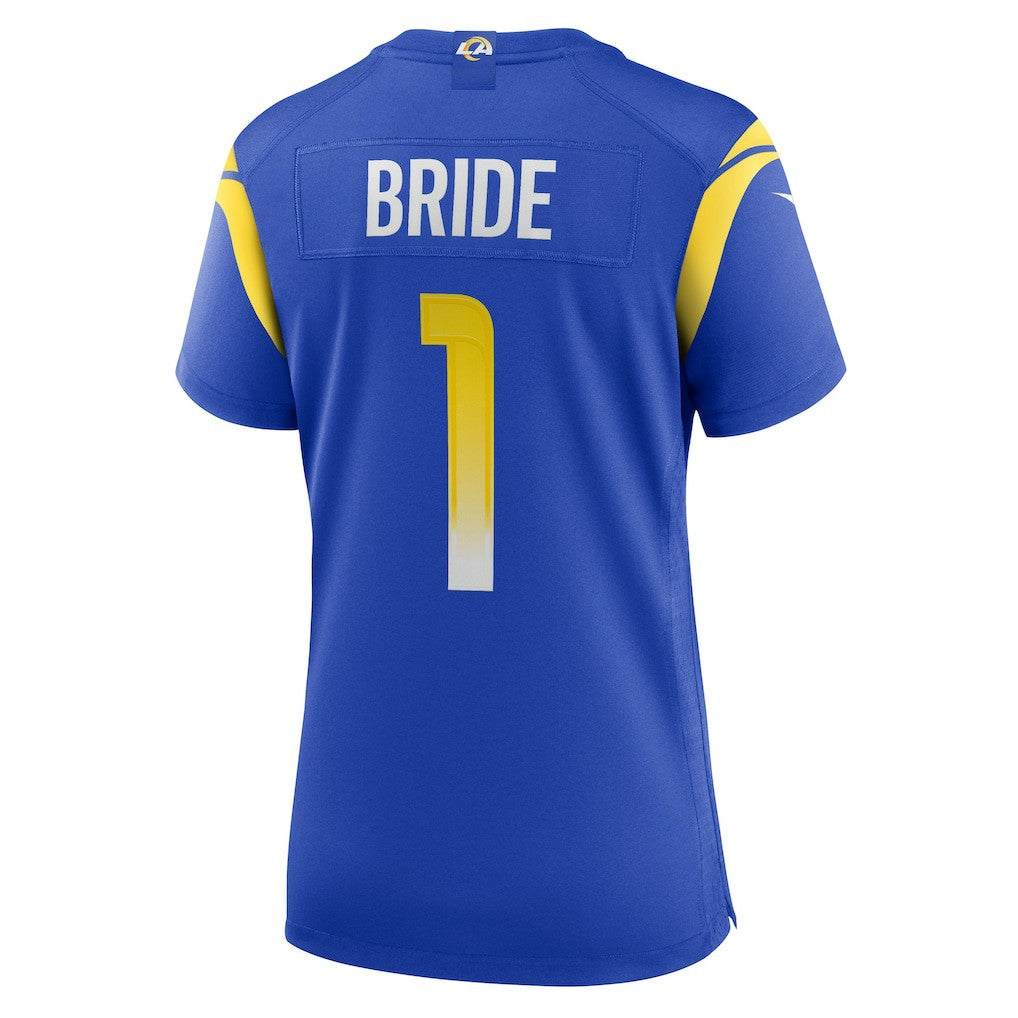 Number 1 Bride Los Angeles Rams Women's Game Jersey - Royal - Nike