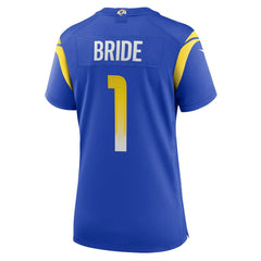 Number 1 Bride Los Angeles Rams Women's Game Jersey - Royal - Nike