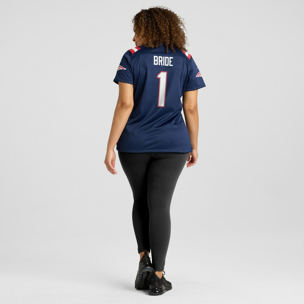 Number 1 Bride New England Patriots Women's Game Jersey - Navy - Nike