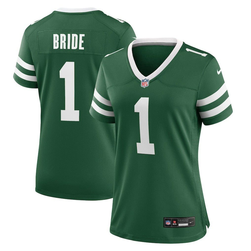 Number 1 Bride New York Jets Women's Game Jersey - Legacy Green - Nike