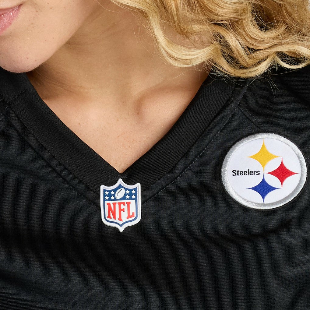 Number 1 Bride Pittsburgh Steelers Women's Game Jersey - Black - Nike