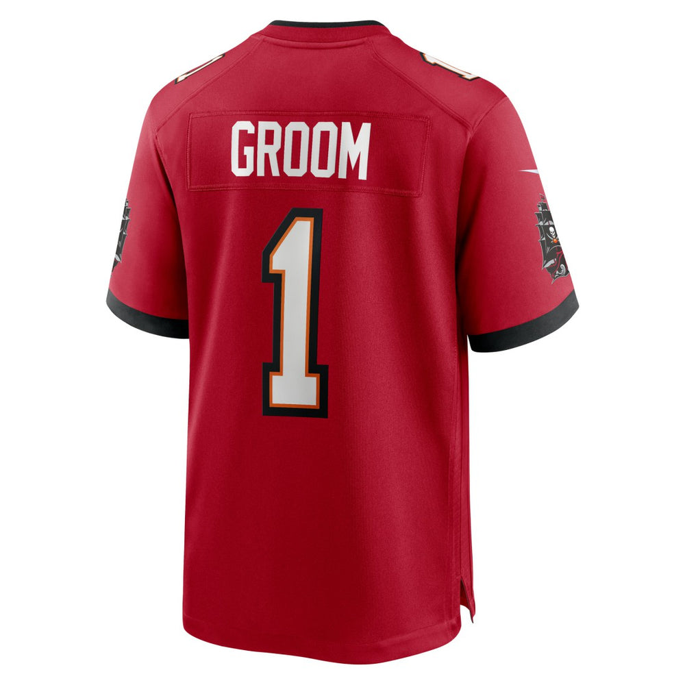 Number 1 Groom Tampa Bay Buccaneers Game Jersey - Red - Nike