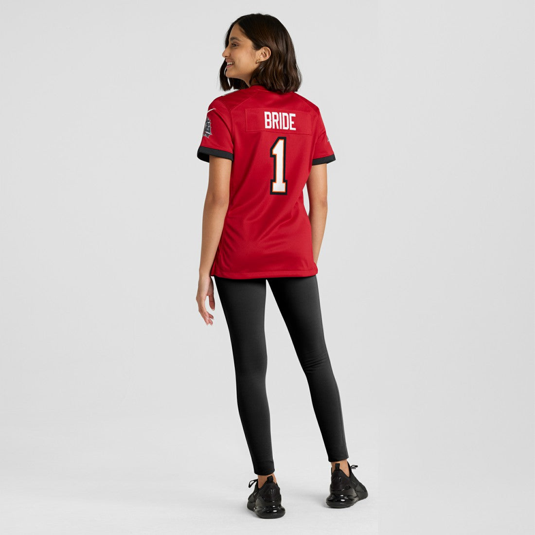 Number 1 Bride Tampa Bay Buccaneers Women's Game Jersey - Red - Nike