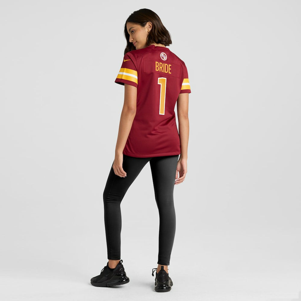 Number 1 Bride Washington Commanders Women's Game Jersey - Burgundy - Nike