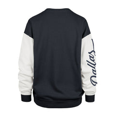 Dallas Cowboys '47 Women's Double Header Rise Andie Pullover Sweatshirt - Blue - 47 brand