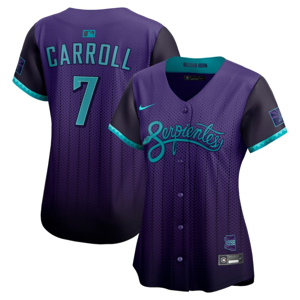 Corbin Carroll Arizona Diamondbacks Nike Women's 2025 City Connect Limited Player Jersey Sale