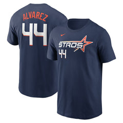 Yordan Alvarez Houston Astros Nike 2025 City Connect Fuse Name & Number T-Shirt Discount
