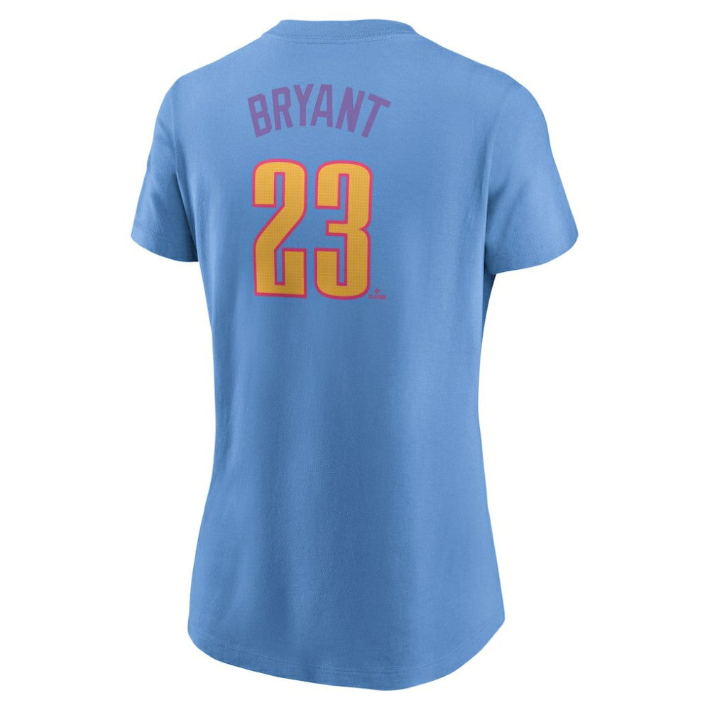 Kris Bryant Colorado Rockies Nike Women's 2025 City Connect Fuse Name & Number T-Shirt Near Me