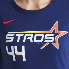 Yordan Alvarez Houston Astros Nike Women's 2025 City Connect Fuse Name & Number T-Shirt Discount