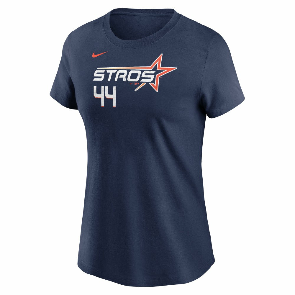 Yordan Alvarez Houston Astros Nike Women's 2025 City Connect Fuse Name & Number T-Shirt Discount