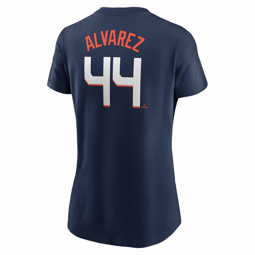 Yordan Alvarez Houston Astros Nike Women's 2025 City Connect Fuse Name & Number T-Shirt Discount