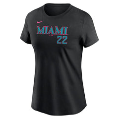 Sandy Alcantara Miami Marlins Nike Women's 2025 City Connect Fuse Name & Number T-Shirt Near Me