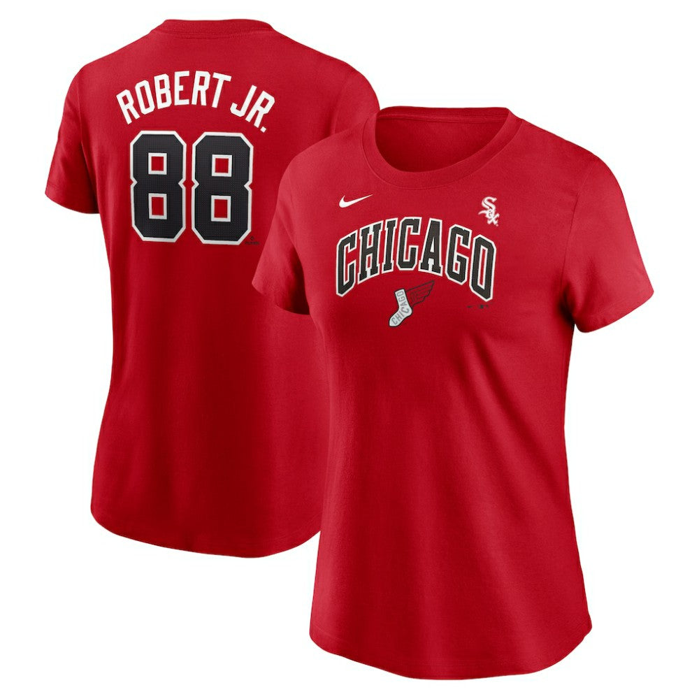 Luis Robert Jr. Chicago White Sox Nike Women's 2025 City Connect Fuse Name & Number T-Shirt for sale