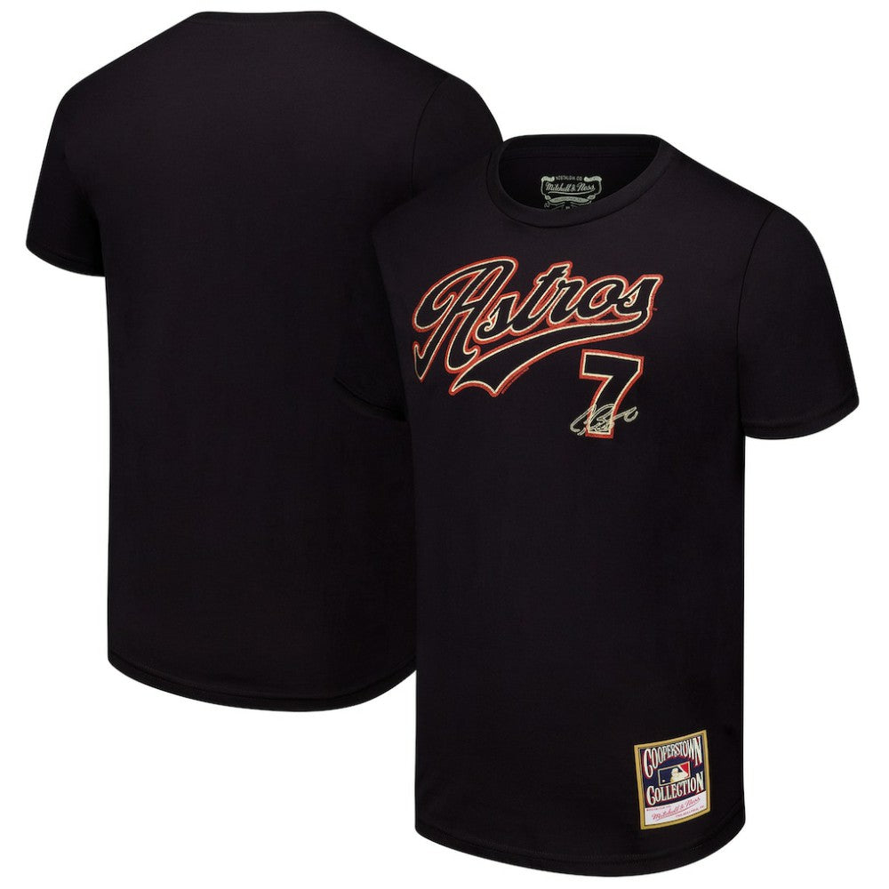 Craig Biggio Houston Astros Mitchell & Ness Cooperstown Collection Player T-Shirt Outlet