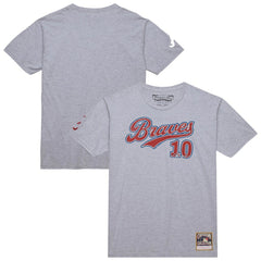 Chipper Jones Atlanta Braves Mitchell & Ness Cooperstown Collection Player T-Shirt Discount