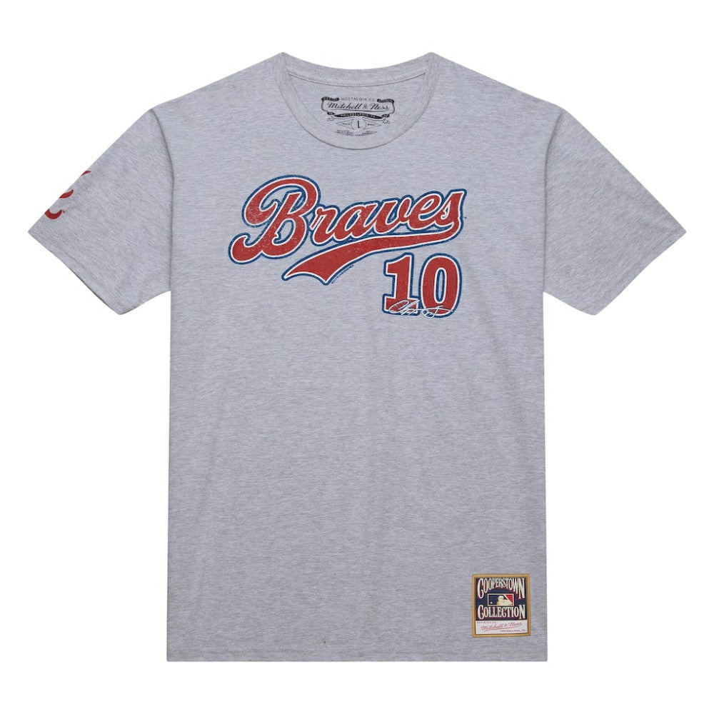 Chipper Jones Atlanta Braves Mitchell & Ness Cooperstown Collection Player T-Shirt Discount