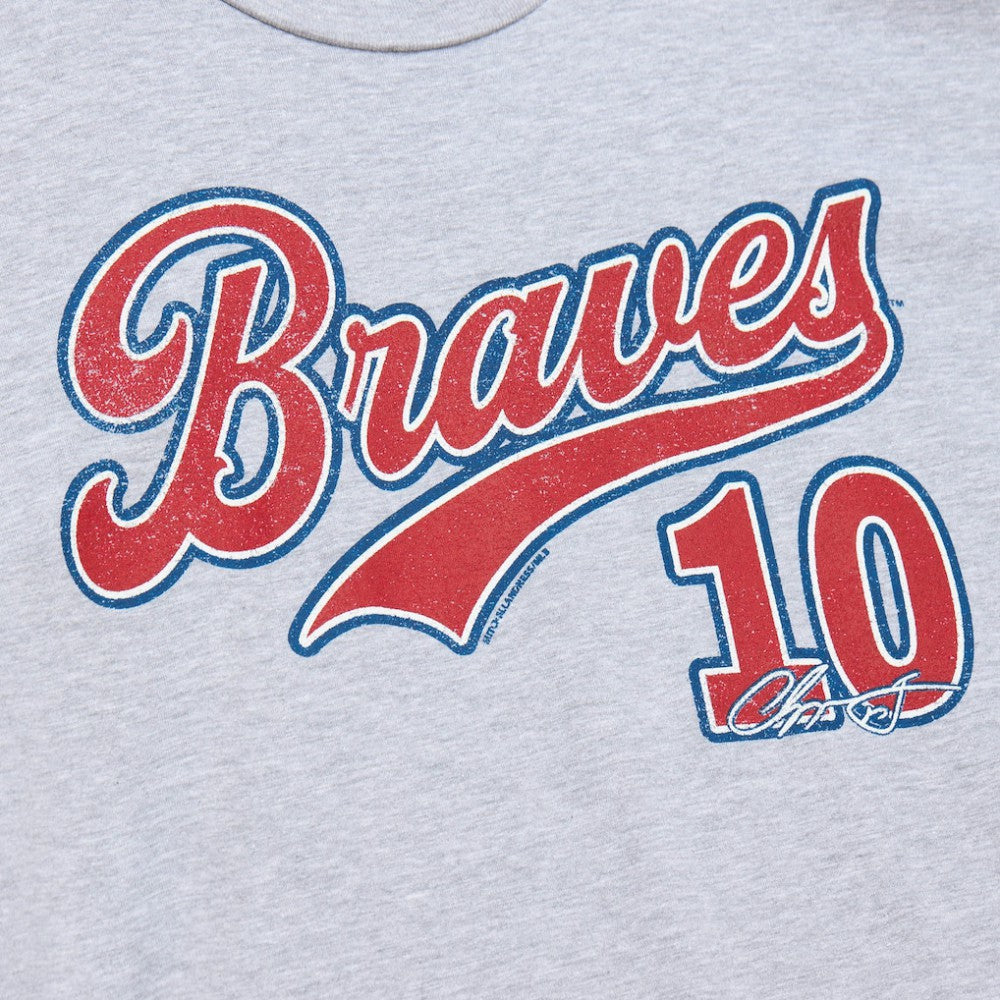 Chipper Jones Atlanta Braves Mitchell & Ness Cooperstown Collection Player T-Shirt Discount