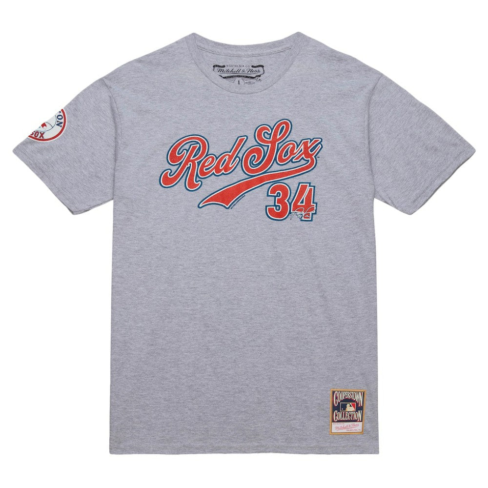 David Ortiz Boston Red Sox Mitchell & Ness Cooperstown Collection Player T-Shirt Discount