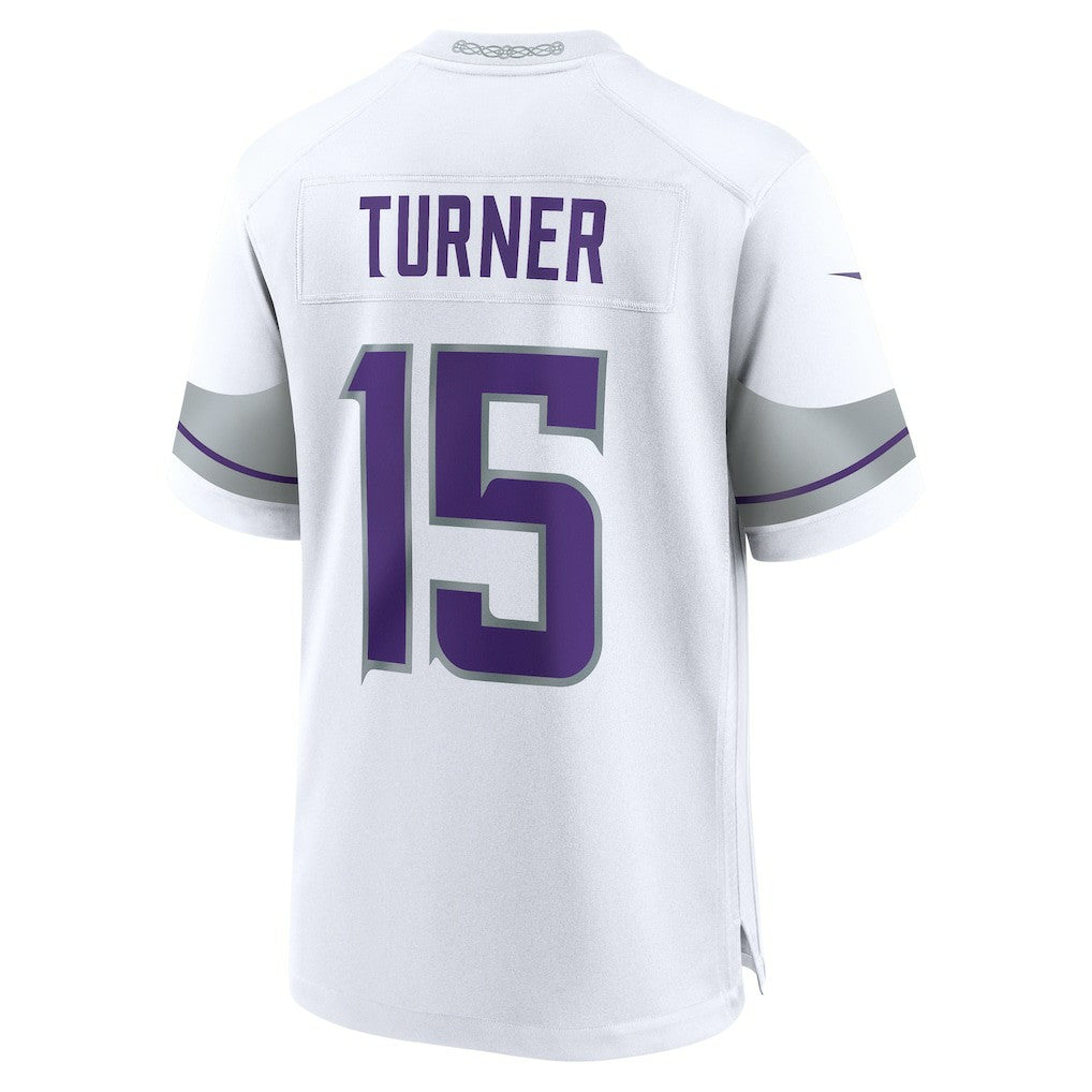 Dallas Turner Minnesota Vikings Alternate Game Jersey - White - Nike