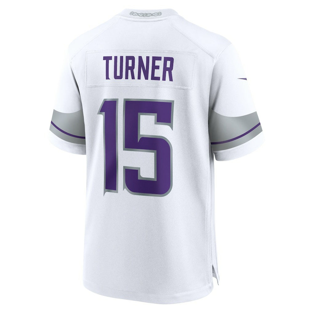 Dallas Turner Minnesota Vikings Alternate Game Jersey - White - Nike