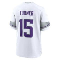 Dallas Turner Minnesota Vikings Alternate Game Jersey - White - Nike
