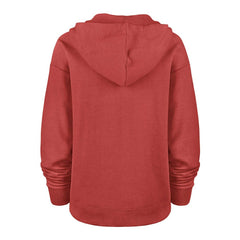 San Francisco 49ers '47 Women's Plus Size Clarity Kennedy Pullover Hoodie - Scarlet - 47 brand