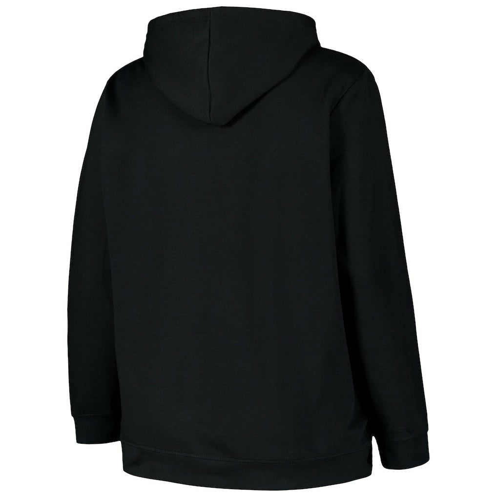 Cincinnati Bengals '47 Women's Plus Size Clarity Kennedy Pullover Hoodie - Black - 47 brand