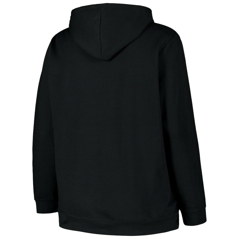 Cincinnati Bengals '47 Women's Plus Size Clarity Kennedy Pullover Hoodie - Black - 47 brand