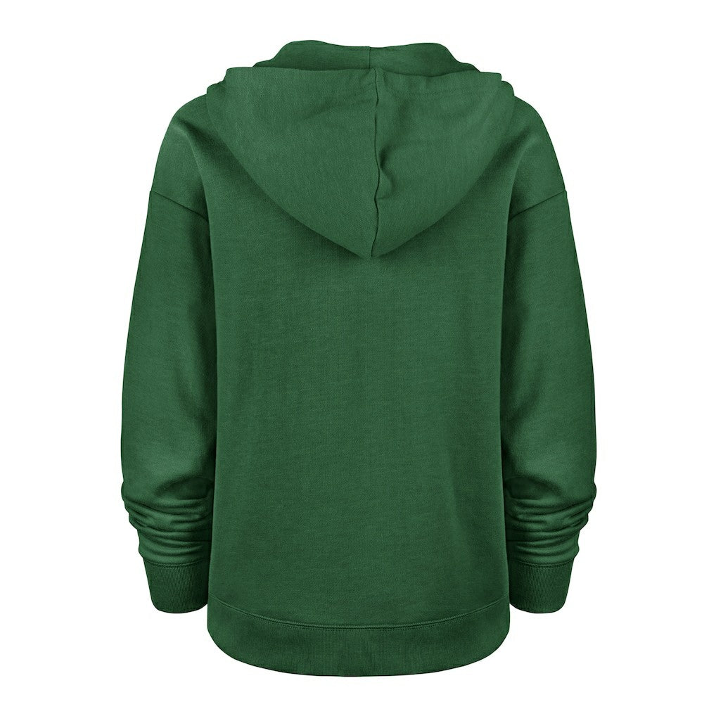 New York Jets '47 Women's Plus Size Clarity Kennedy Pullover Hoodie - Kelly Green - 47 brand