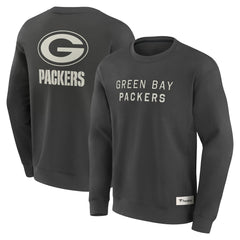 Green Bay Packers Elements Future Ground Lettering Pullover Sweatshirt - Charcoal - Fanatics