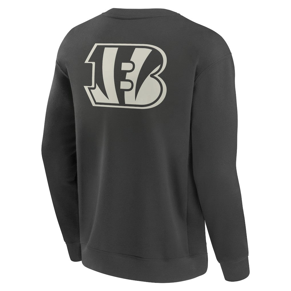 Cincinnati Bengals Elements Future Ground Lettering Pullover Sweatshirt - Charcoal - Fanatics